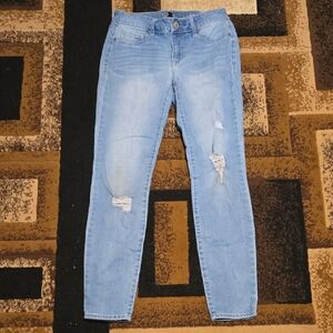 Rewash Light Blue Distressed Skinny Jeans